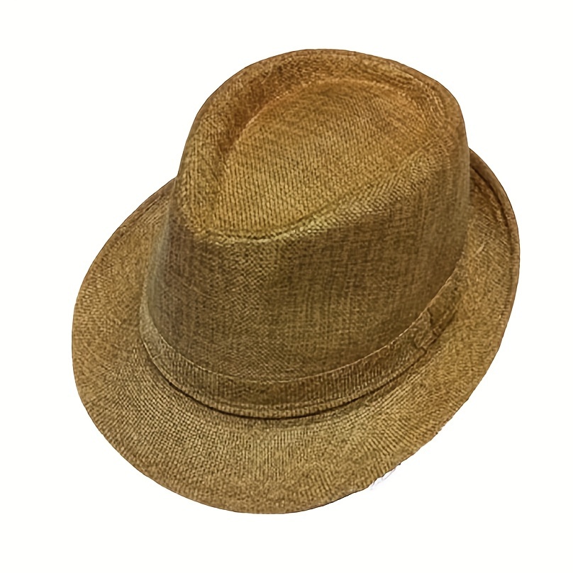 1pc Mesh Design Spring and Summer Jazz Hats for Men and Women, middle-aged, and Elderly People. Cool Summer Hats for Dancing.,Casual,Temu