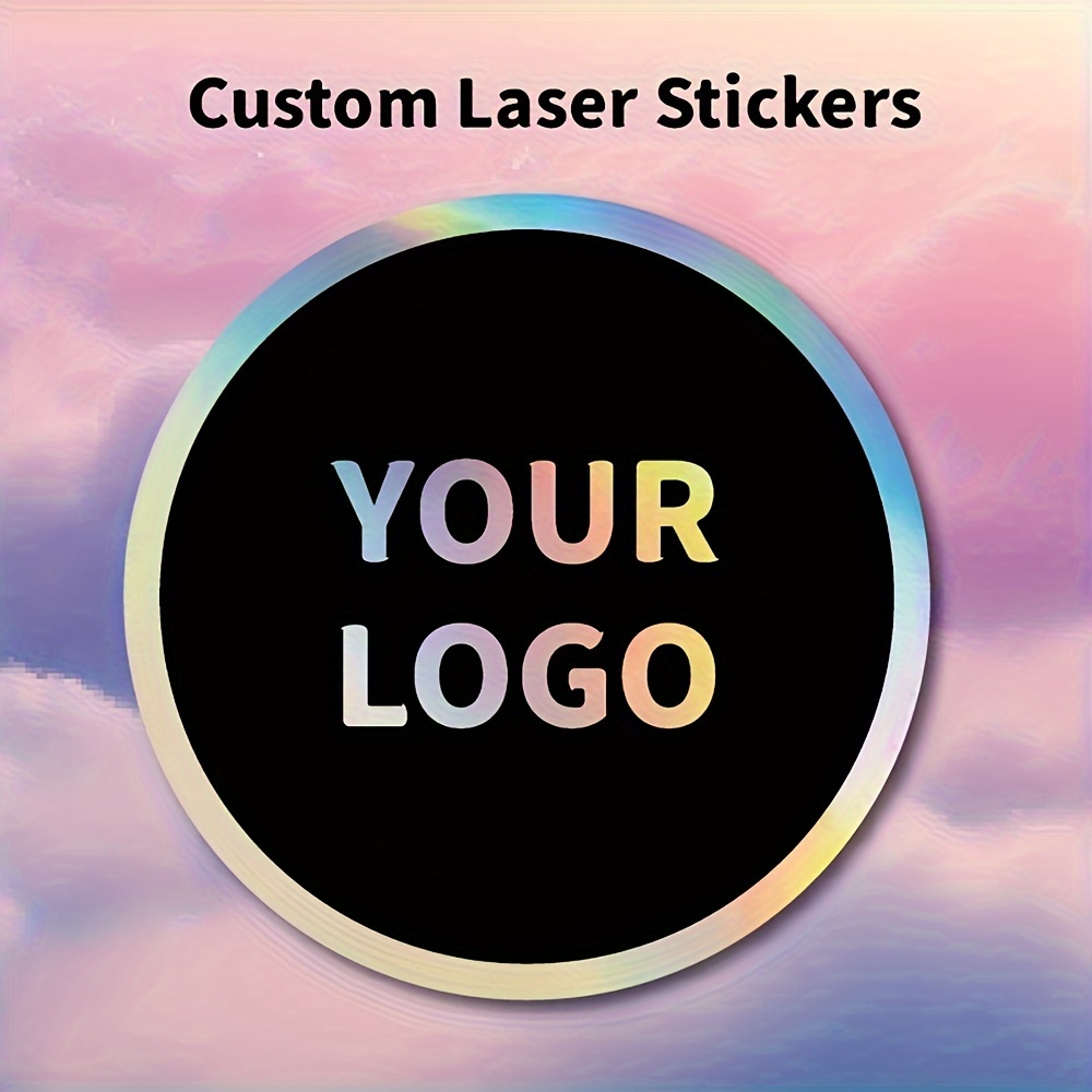 

Business Custom Waterproof Vinyl Holographic Sticker Label For