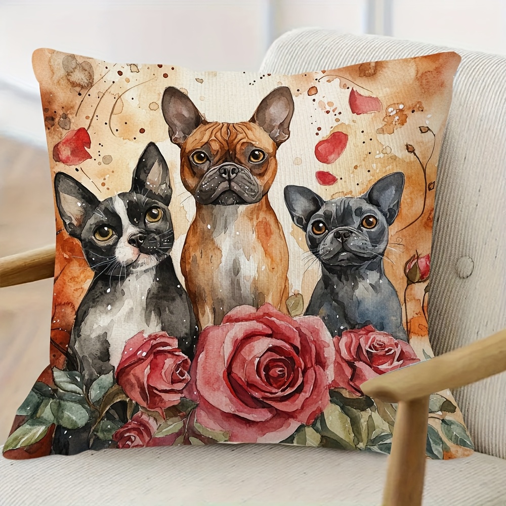 1pc cojín peluche corto s cojines gatos rosas Temu Guatemala