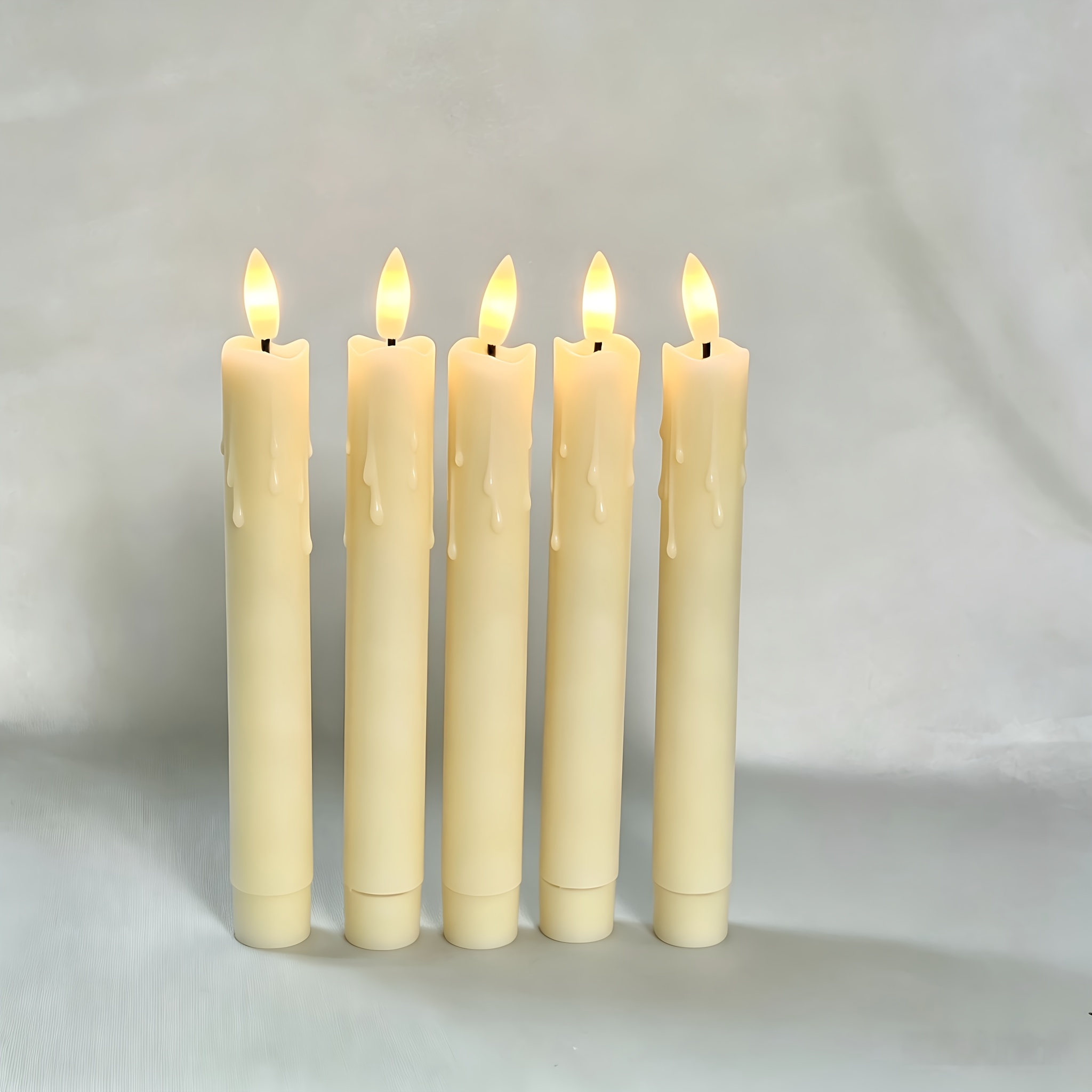 TEMU Bougies LED. Bougies vacillantes flamme, pour les restaurants, Noël, Halloween, la Saint-Valentin, les anniversaires et les décorations de table