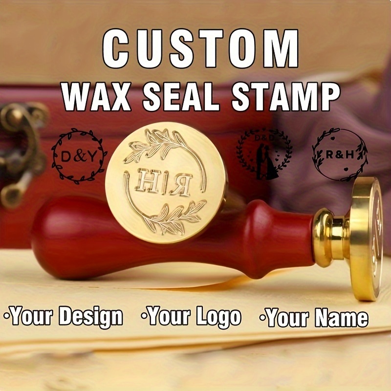 

Baofali Custom Wax Seal Stamp Kit - Personalized Copper Sealing Stamp With , Monogram, Or Name For Invitations, Craft Projects, Gift Wrapping & More - Ideal For Handmade Enthusiasts