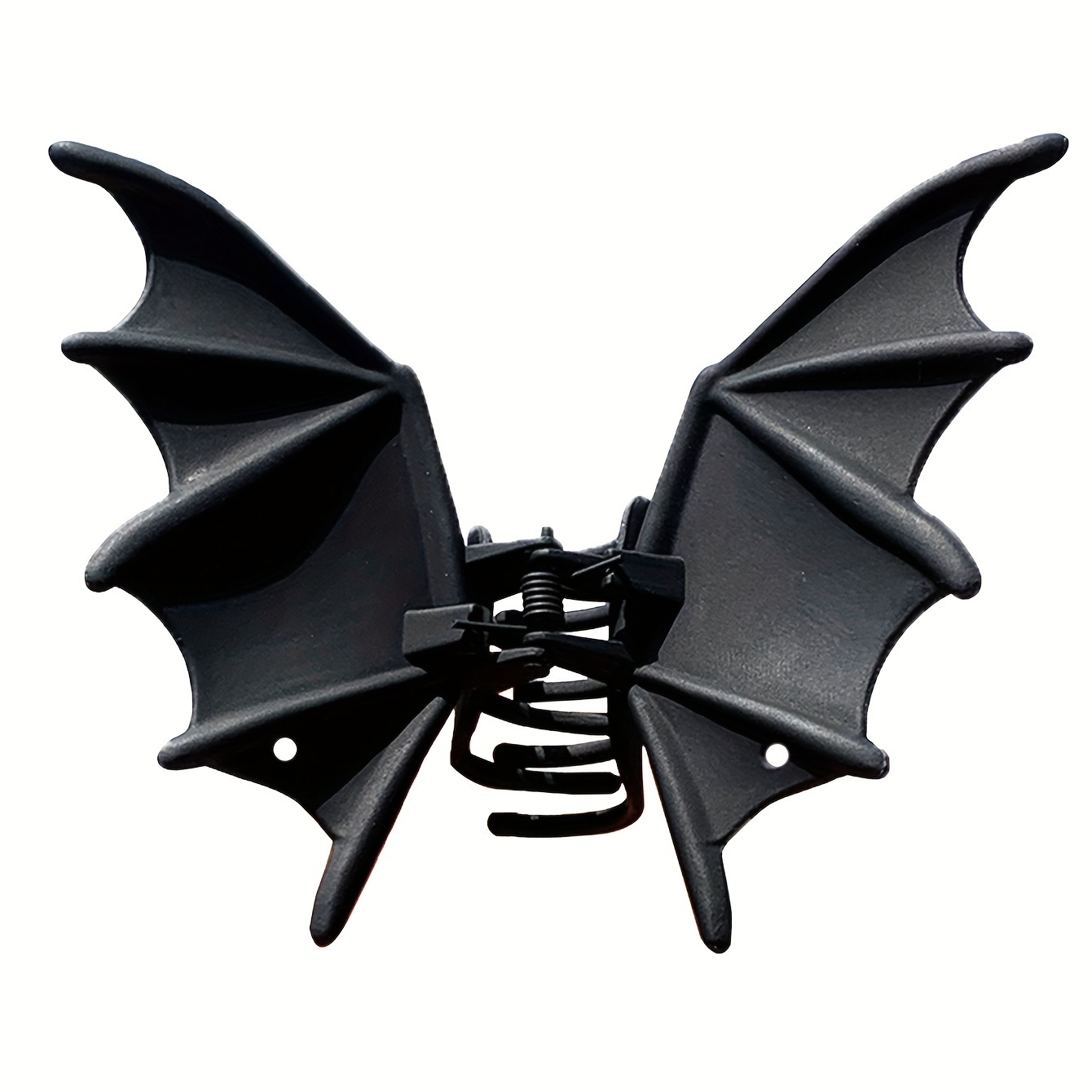 Barrette Cheveux Noire Avec Nœud Toile D'araignée - 22x17cm, Pour Halloween Ou Style Gothique