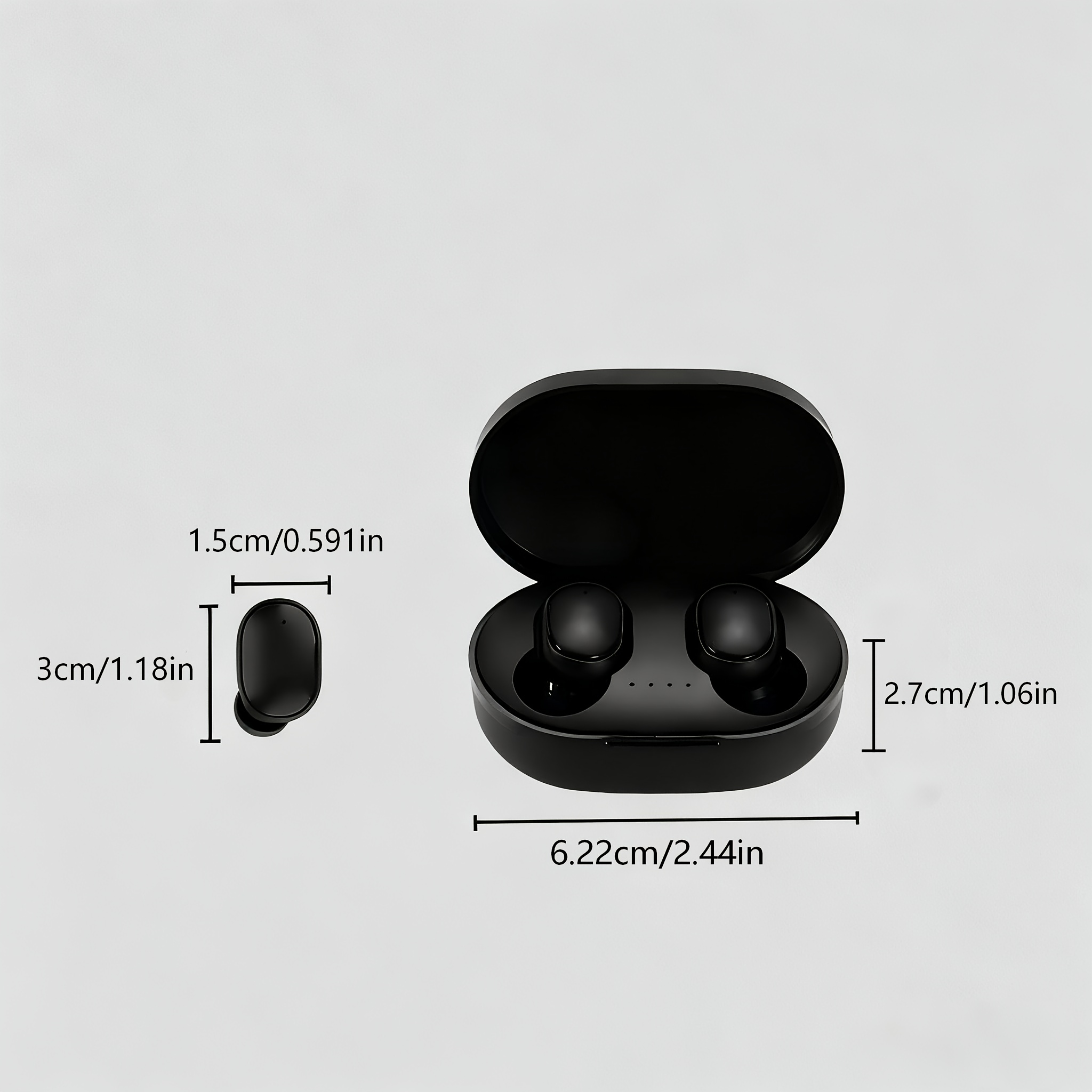 Alternative view of Auriculares In-Ear Inalámbricos con Estuche de Carga | Esenciales para Deportes, Viajes y Viajes de Negocios…