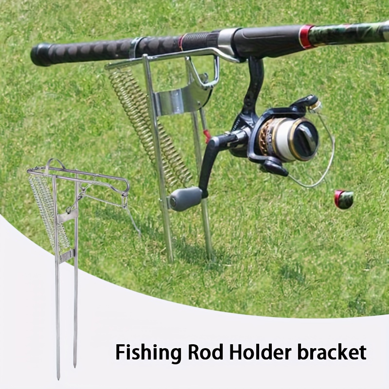 Portable Fish Rod Stand U Shape Ground Inserted Fishing Pole - Temu