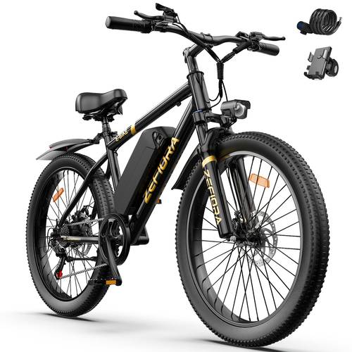 item picture electric bicycle 25mph commuting electric mountain bike with 48v 7 8 10ah removable battery 3 riding 26 2 1 tires and suspension system with from local warehouse