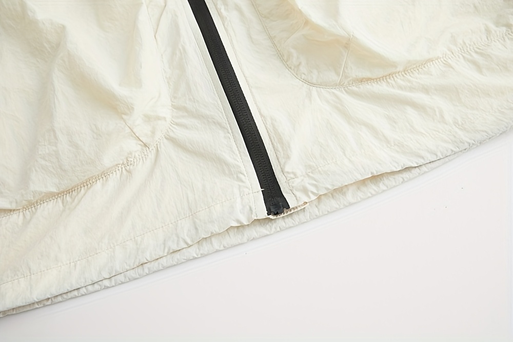 Men'S Lightweight Summer Outdoor Jacket with Large Zippered Pockets - Breathable, Quick-Drying, And Casual Style, Perfect for Hiking, Rock Climbing, And Fishing. Spring And Summer Coat | Hooded Design | Zippered Jacket