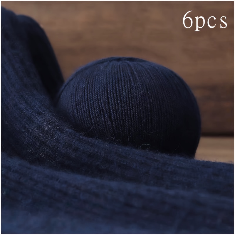 TEMU 6 de fil de haute qualité, idéal pour et le de bonnets, écharpes, pulls, vestes, châles, gants, etc. Poids total 300 /10,58 onces, convient pour