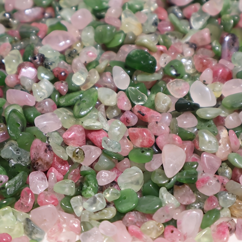 60pcs Stone Flake Beads, Irregular Gemstones For Jewelry Making, Diy Bracelets, Necklaces & Handicrafts