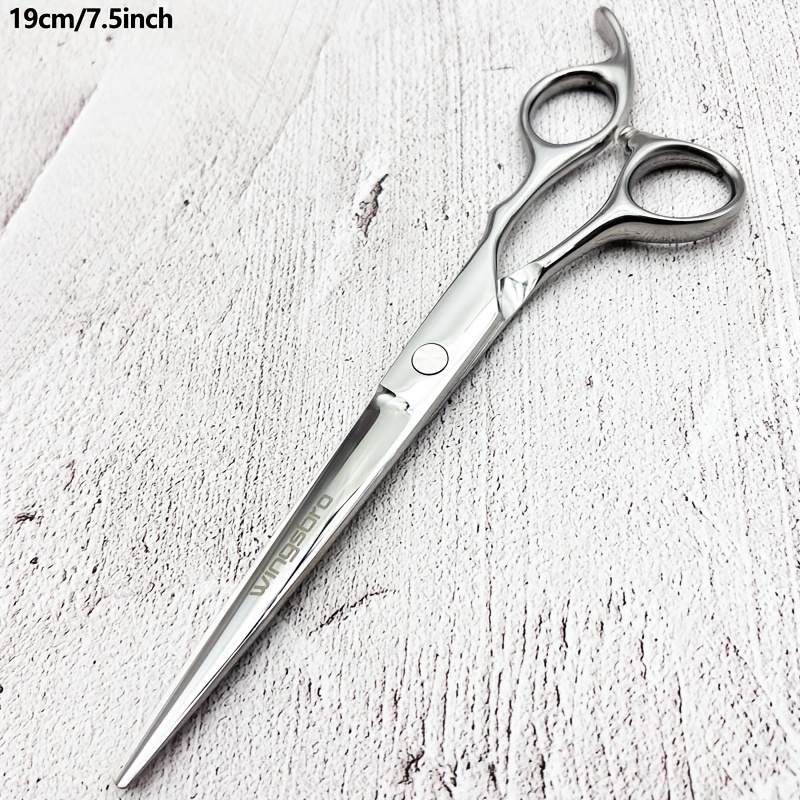 TEMU Un ensemble de ciseaux de coiffure Wingsbro disponibles en tailles, avec une couleur argentée, du stainless steel de haute qualité, des lames