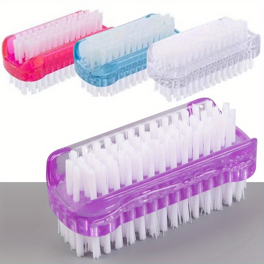 

Brosse de nettoyage des ongles à double face : Outil de manucure et pédicure pour les ongles des mains et des pieds - Art Lalic