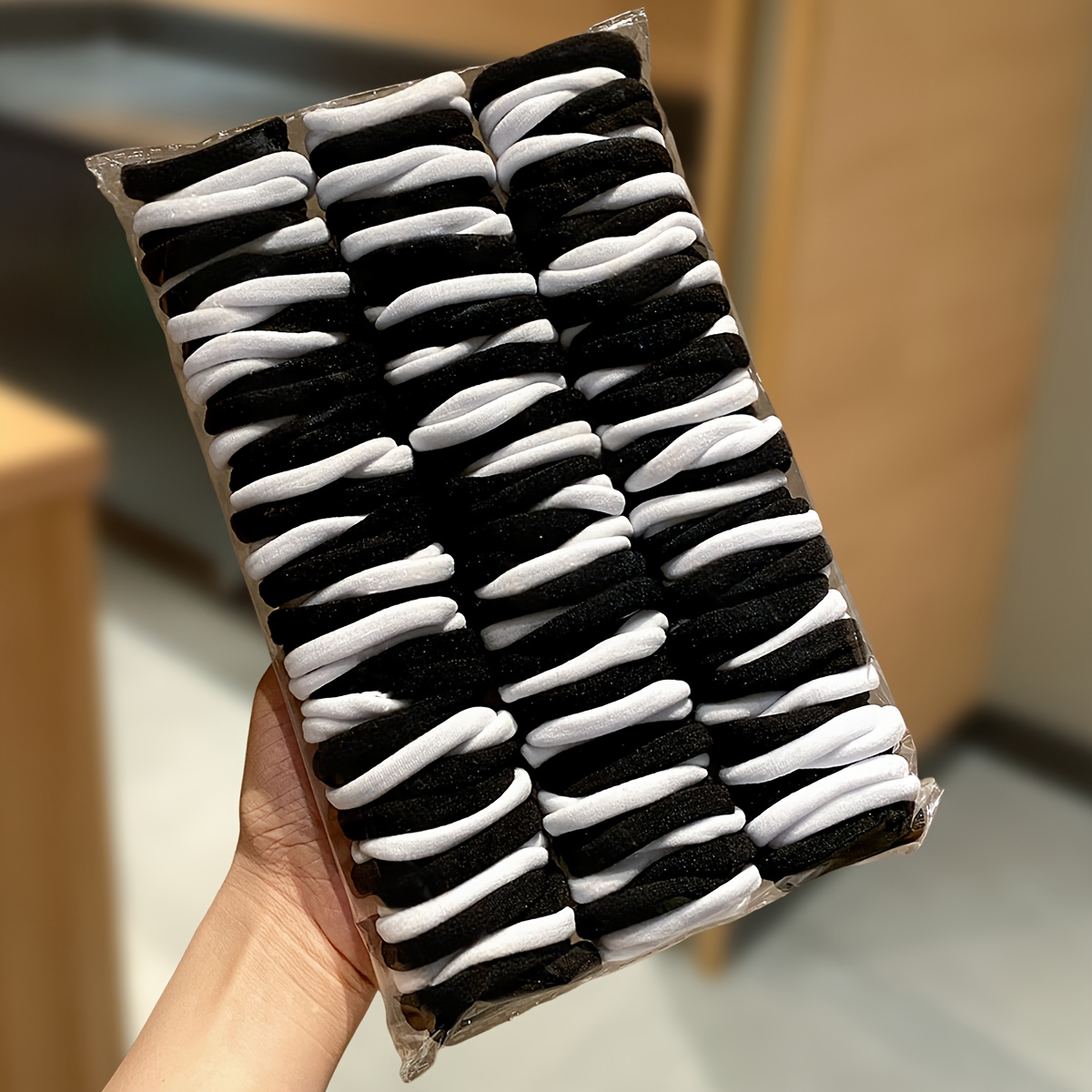 TEMU Women' Hair Tie, High-elasticity Hair Tie, Minimalist Style, Women's Hair Accessory, Suitable For Daily Casual Use, Must-have Holiday Headwear,