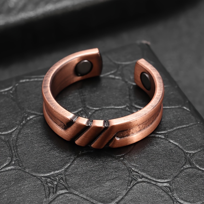 Uncoated Copper Wire Knot Open Ring