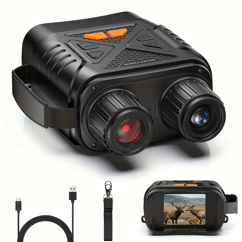 Image of For Adults 1080p Hd Binoculars With Camera Goggles For Hunter, Cool Tech Gadgets For Camping/boating, Gift, Hunting Christmas Gifts For Men/dad/husband