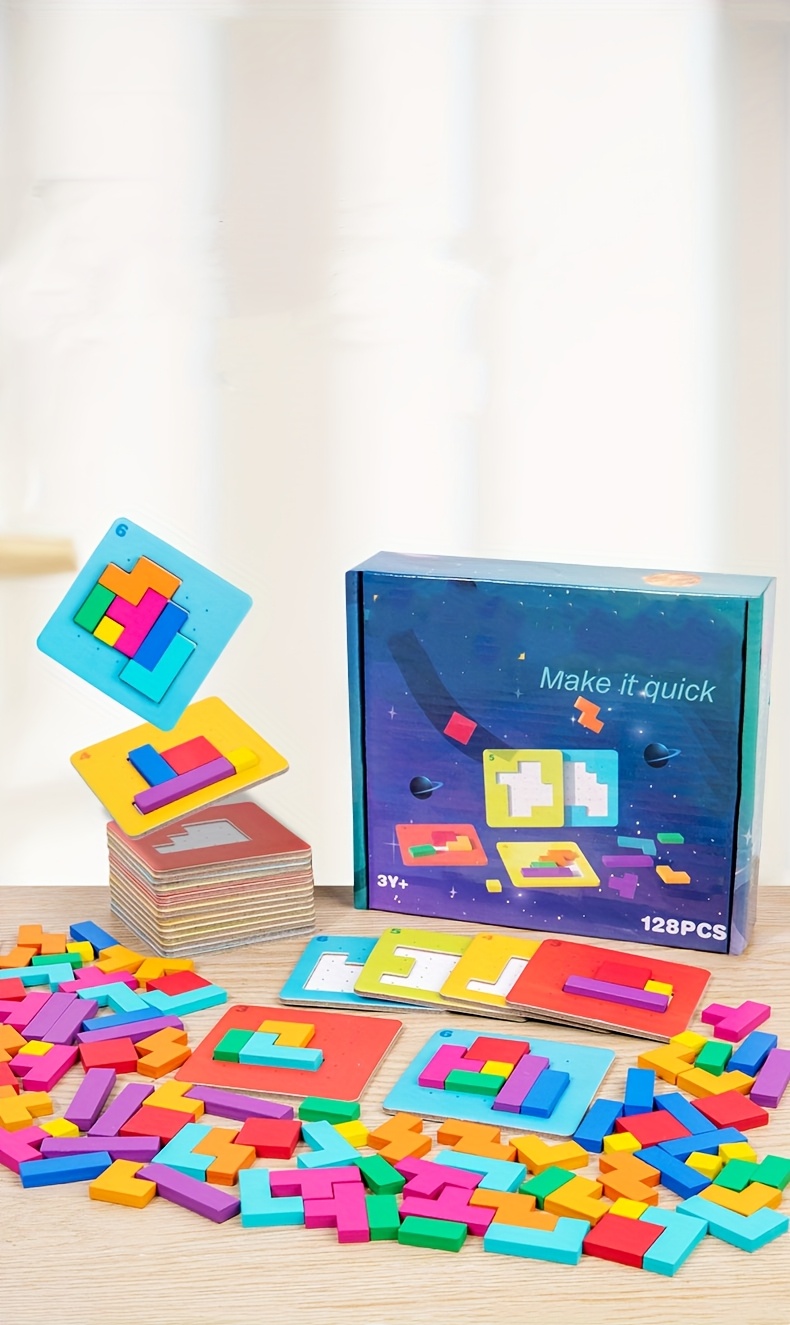 Geometric Shape Puzzle Toy, an Interactive Tabletop Game for Quick Play, Perfect As a Christmas Gift.