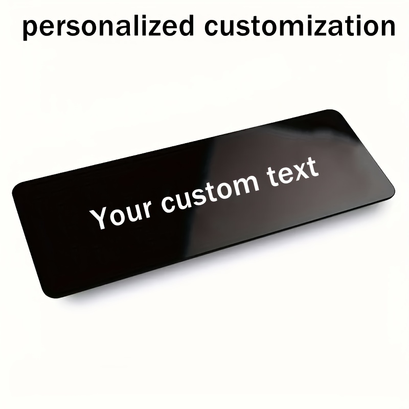TEMU Customized Personalized Door Signs, Metal Nameplates, Notice Boards, Metal Warning Signs, Suitable For