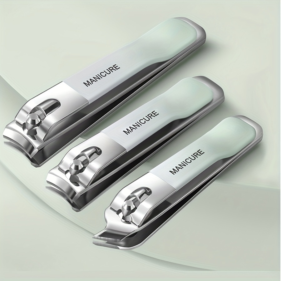 Image of 3pcs Nail Clipper Set, Nail Scissors, Portable Travel Nail Care Kit For Men And Women, Manicure, Pedicure Set