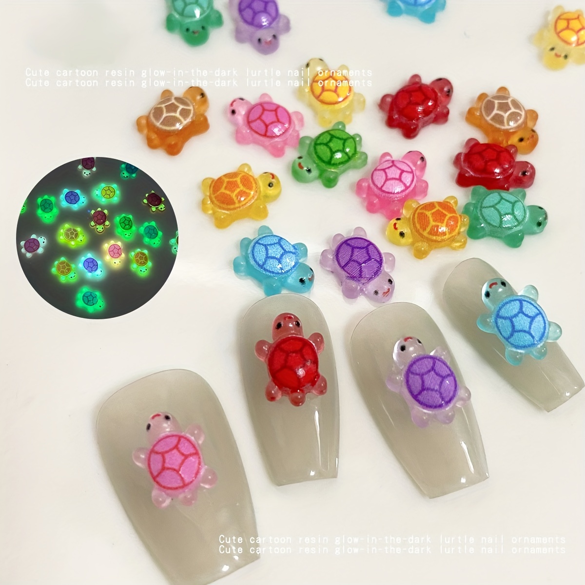 

50pcs -the- Art , Decorations, Unscented Armor , Diy And Pedicure Accessories