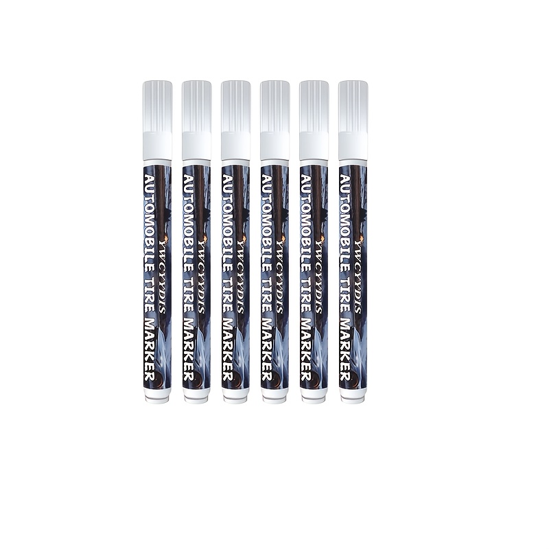 TEMU 6 per pneumatici auto - premium impermeabili ad asciugatura rapida per pneumatici, pittura, asciugatura rapida, minima sbavatura e sfocatura,
