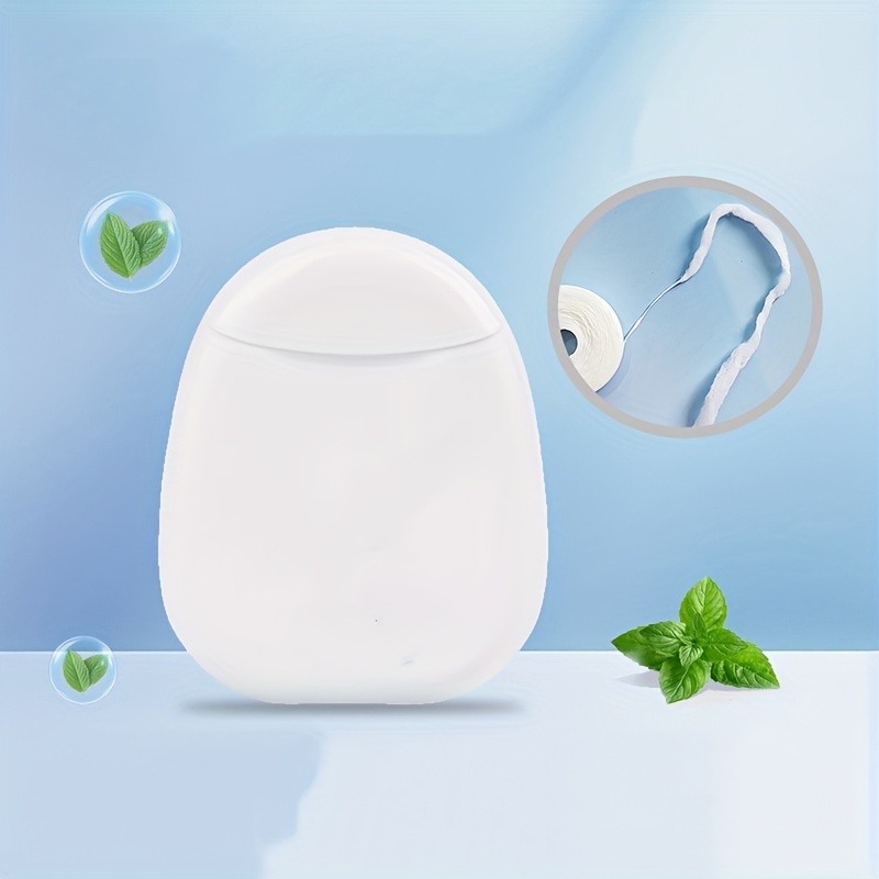 water expanding dental floss roll 50m mint nylon interdental brush toothpick deep cleaning tool portable