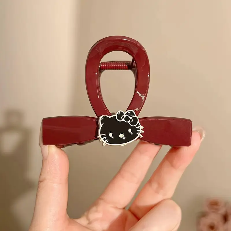for   elegant hair clip for women cute leopard print with tassel black     valentines day versatile hair accessory for buns and updos cute hair accessories valentines day gift   design durable hairpin Product details 4