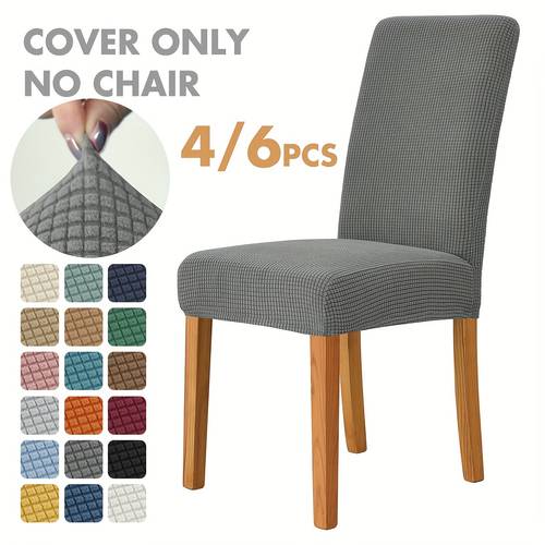 4 6 pcs corn velvet stretch dining chair parsons chair covers