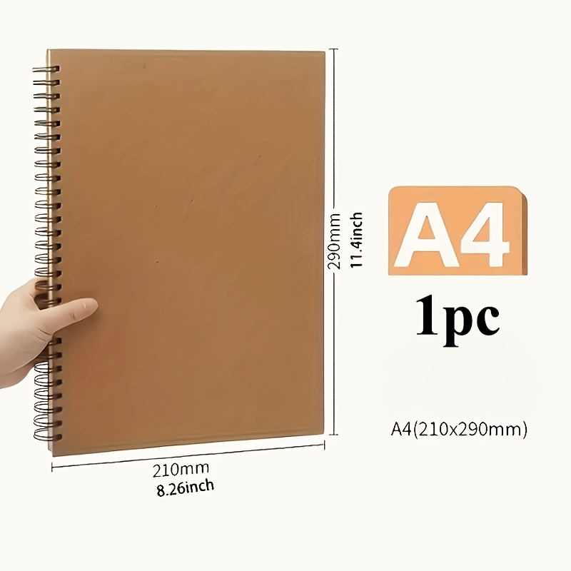 1/2/3/5 Premium A4 Spiral Art Student Sketchbooks - Watercolor And Gouache Paper, Loose-leaf Drawing Board, Size A4 (8.3" X 11.7") With Durable Cover, Perfect For Painting And Sketching