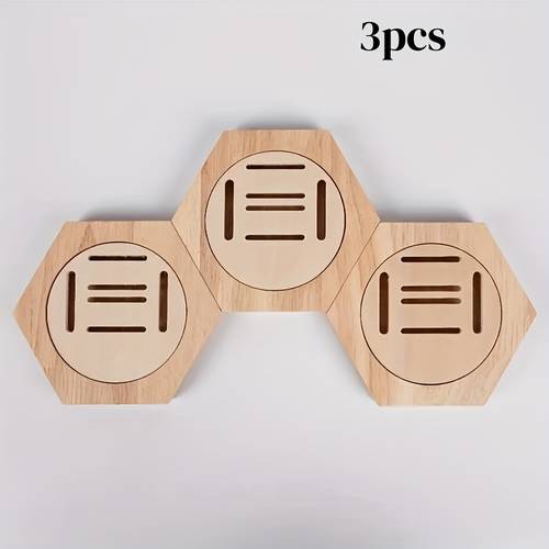 7pcs 3pcs 1pc hexagonal expandable wooden medal display rack wall mounted trophy and ribbon organizer with slots natural wood end for living room office decor space saving award storage medal wall hanger hexagonal design