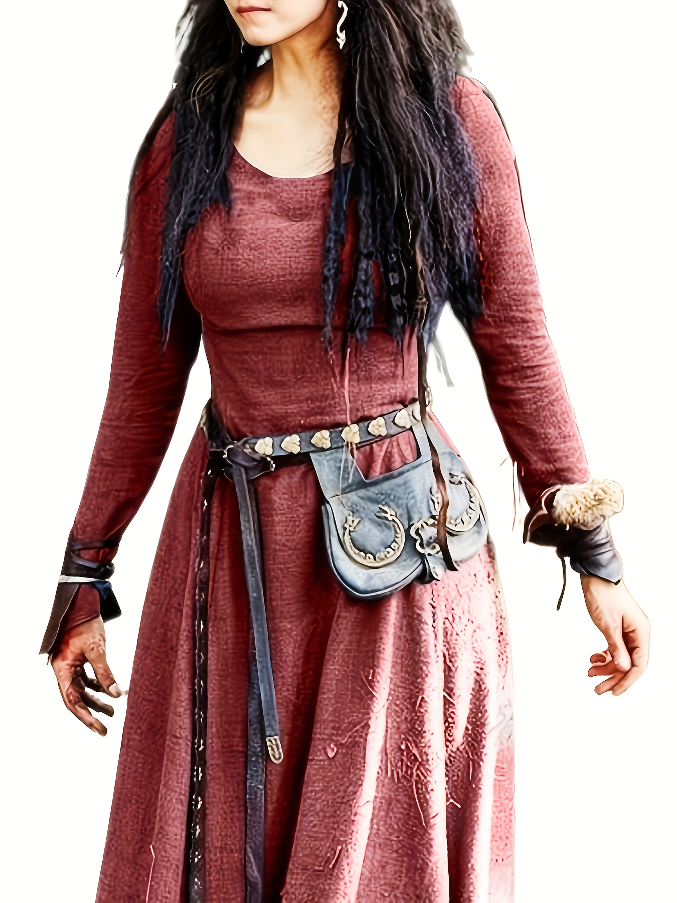 womens medieval renaissance viking celtic costume dress long - Temu Germany