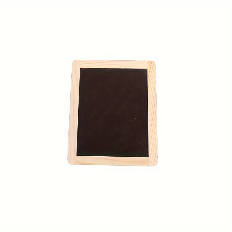 Image of 6pcs Hdhuiun Mini Blackboards With Wooden Frames - Bohemian Style, Wood, Tabletop Display For Restaurants, Home Offices & More, Tabletop Decor