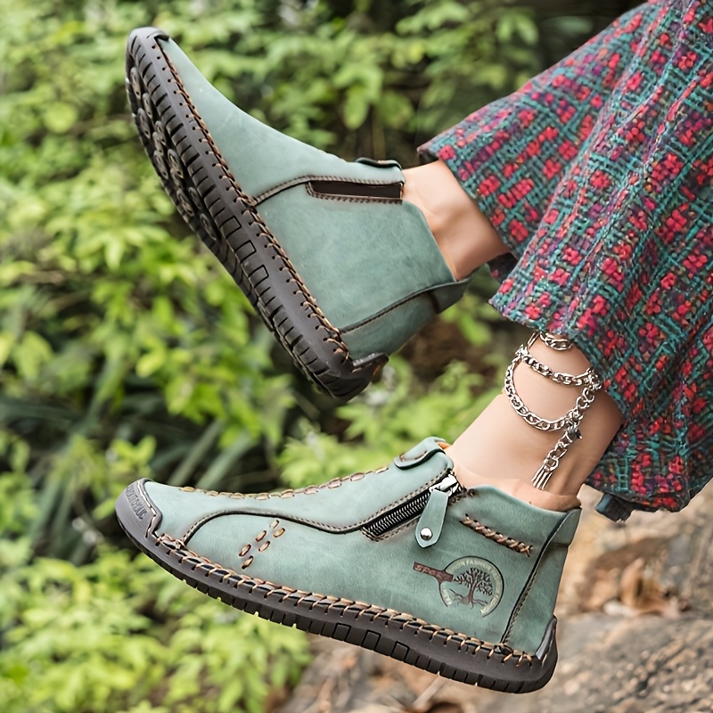 Women's Four-Season Ankle Boots for Casual Wear
