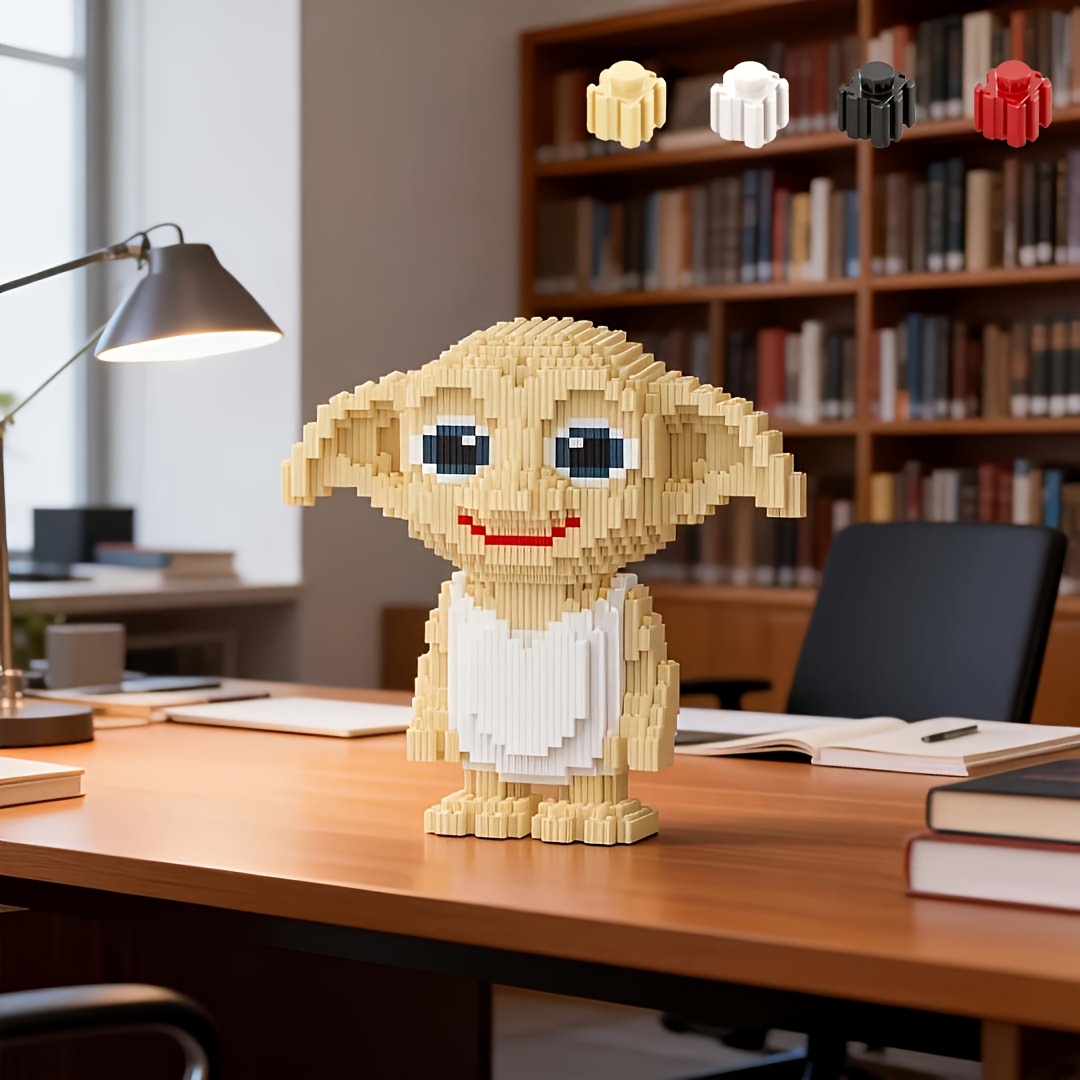 Image of Harry Potter Dobby The Elf Building Block Toy With , Birthday/easter/christmas/new Year Gift, Home/office Display Ornament, Home Decor, Office Decor, Valentine's Day Birthday Gift