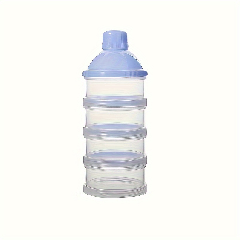 Infant Formula Organizer, Four-tier Stackable Milk Powder Holder, Baby Feeding Travel Storage Unit