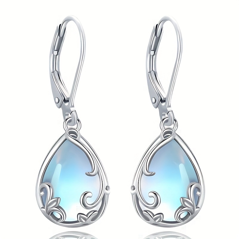 TEMU A Pair Of S925 Sterling Silver Women's Fashion Earrings Suitable For Everyday Wear, A Low-allergy Jewelry Gift For Women.