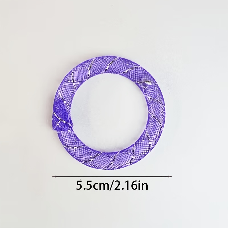   random color donut   toy interactive mesh tube chew toy colorful durable plastic pet non herbal material indoor cat   chewing jumping toy 2 16 inches colorful interactive cat educational toy pet safe material a must have Product details 3
