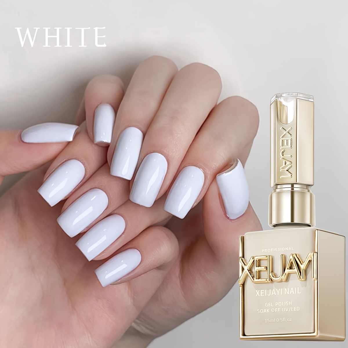 TEMU Xeijayi Long-lasting Nail Polish-high , Firm And Not Hurting Nails, Professional Salon And Diy Nail Design, No.61 Nail Polish.