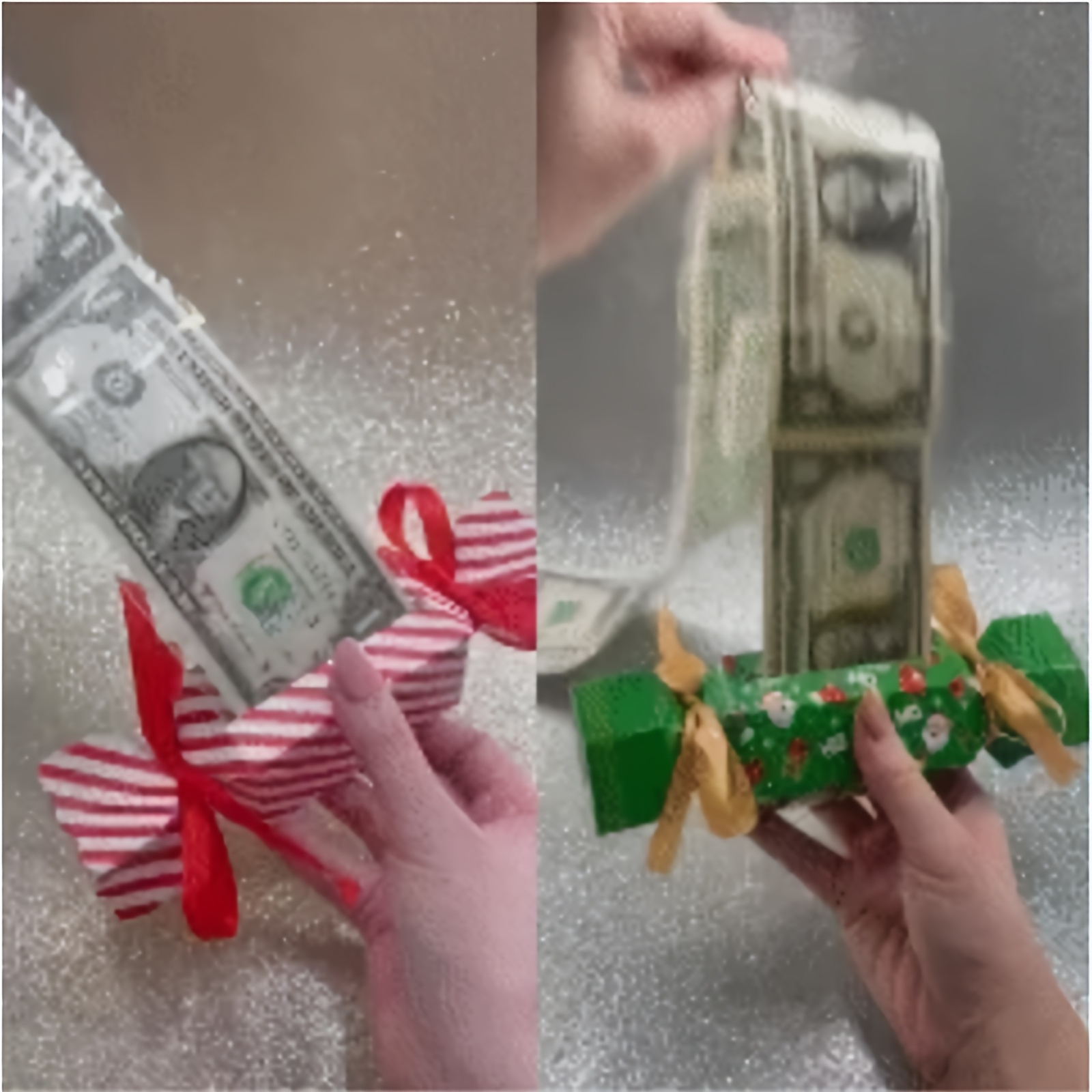 

4pcs Diy Christmas Money Pull Pouch Kit - Paper Cash Gift Boxes With -out Mechanism, Ideal For Holiday Party Favors And Celebrations