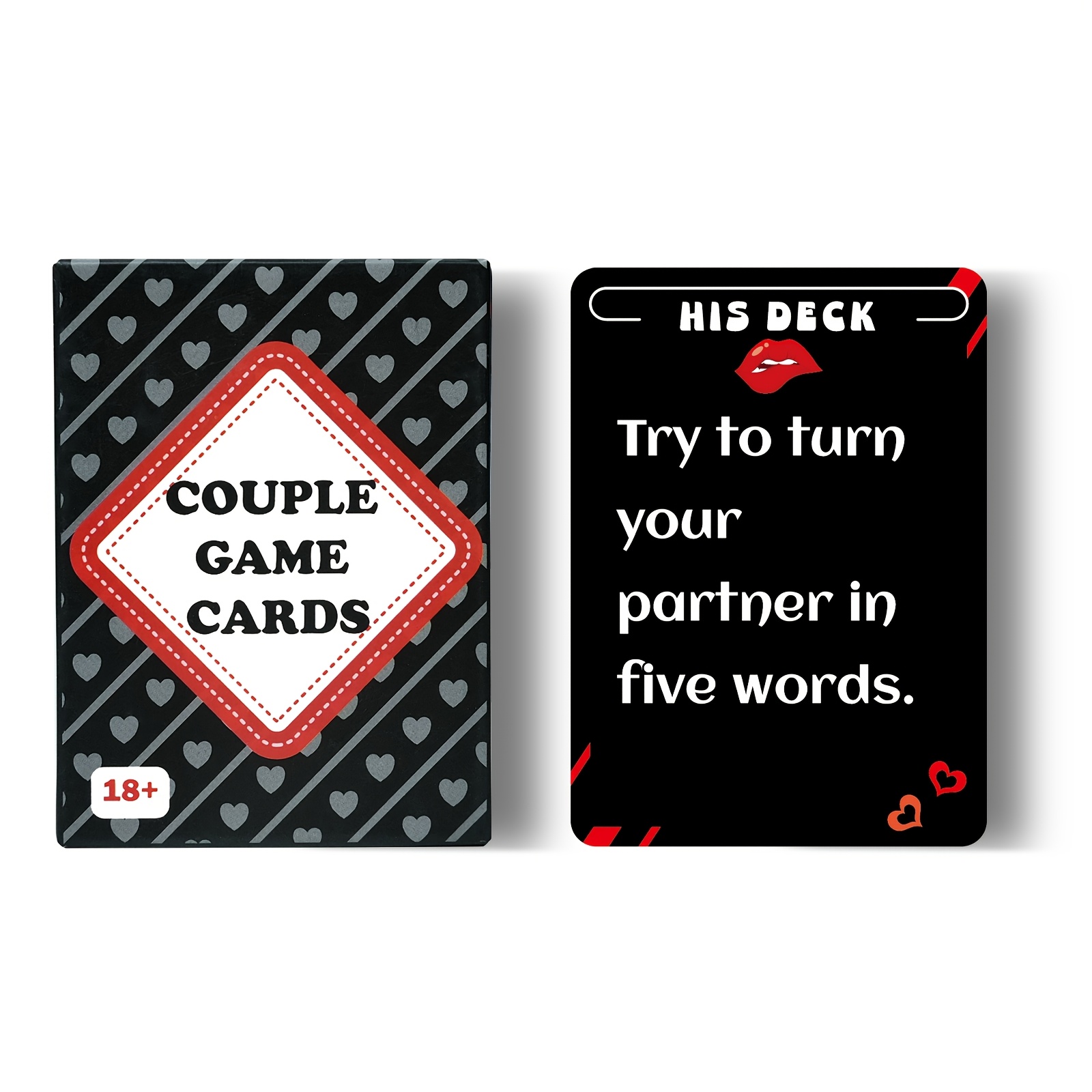 TEMU 50 Couples Cards Holiday Party Game Cards Game For Couples Relationship Enhancement Game Valentine's Day Party Game Party Game Fun Filled Card