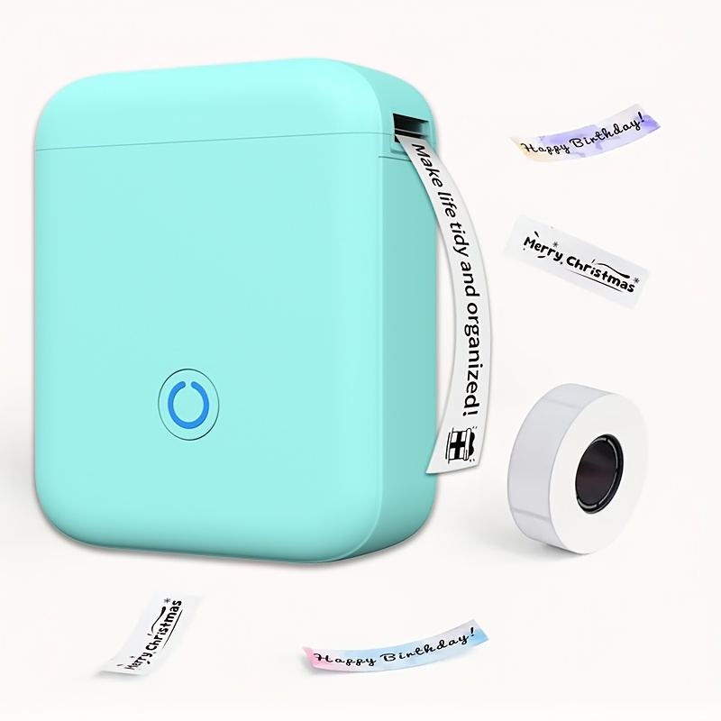 Label Maker Without Ink - A Compact Wireless Printer (12×40 Mm). Ideal For Use In Offices, Home Kitchens And Educational Institutions. Compatible With Ios And Devices