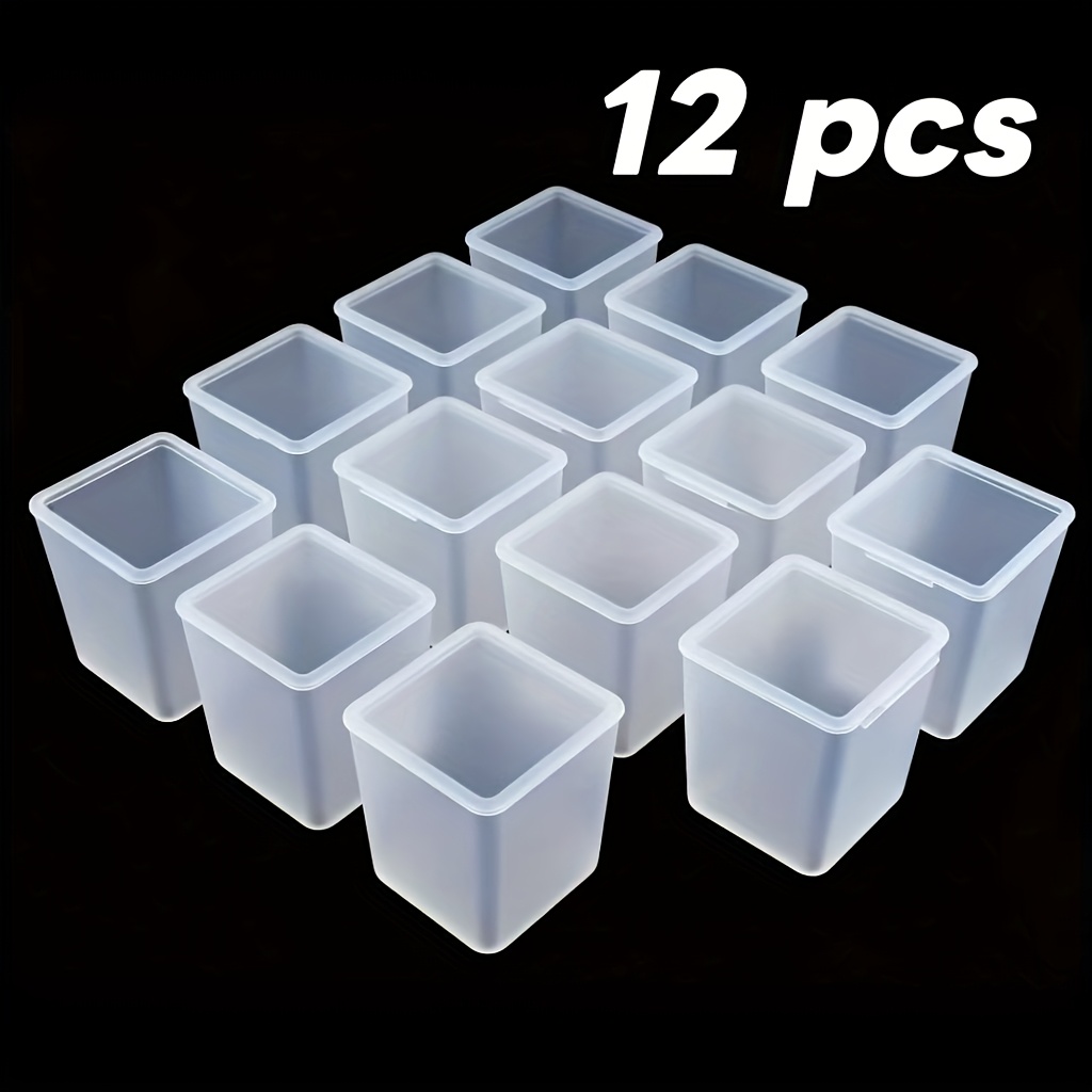 Image of Craft Storage Box, Perfect For Storing Bead Seeds, Jewelry, Rhinestone Crafts, Small Items, Christmas And Halloween Decorations, Festival Organizers, Bead Organizers, 12 Plastic Bead Storage Boxes