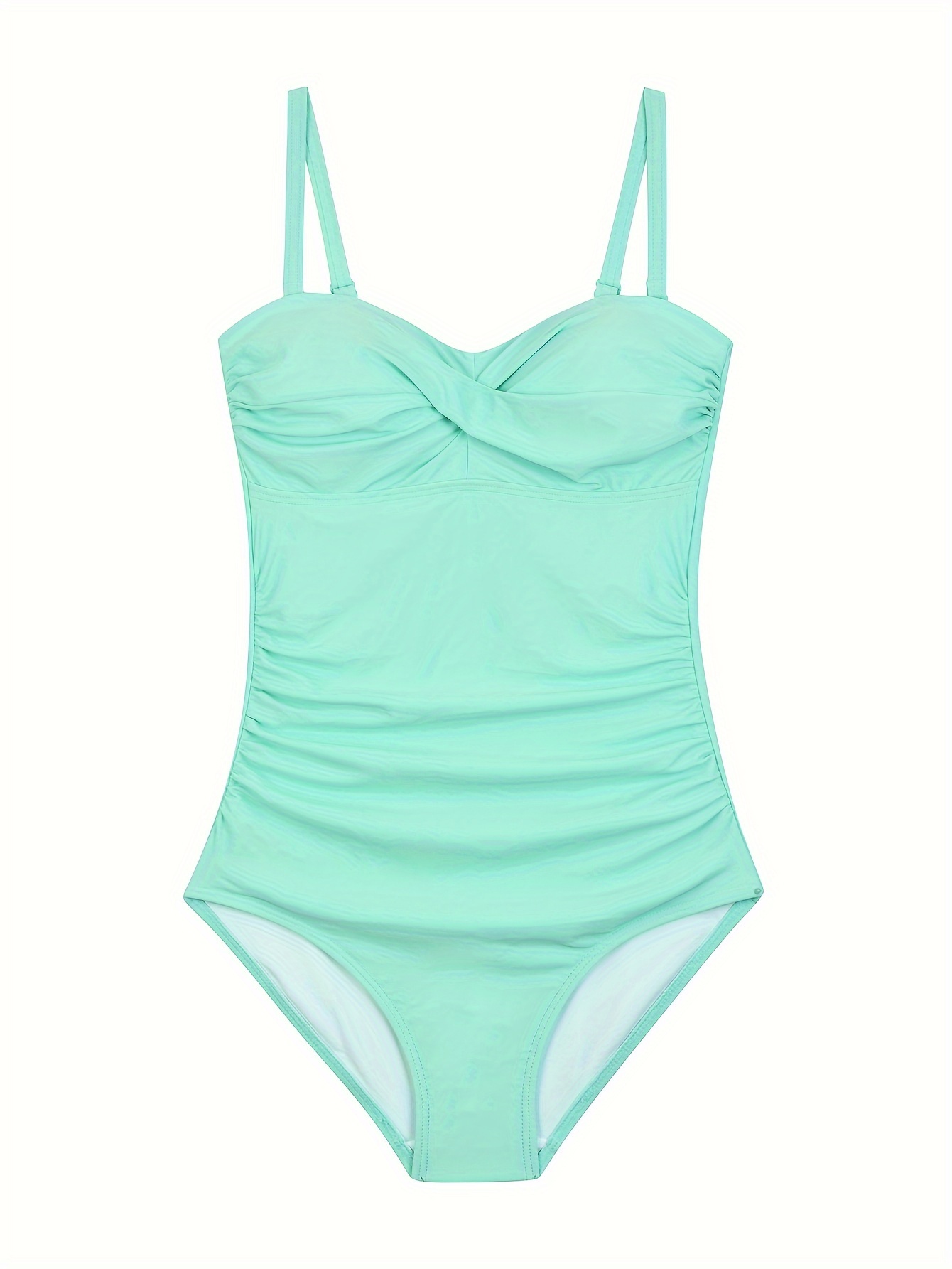 traje baño pieza control abdomen fruncido cruzado en Temu Ecuador