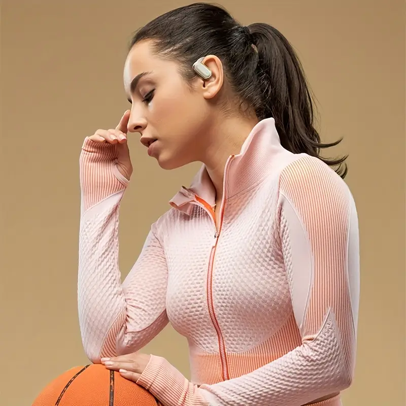ultra long sports ear hanging wireless earphones details 4