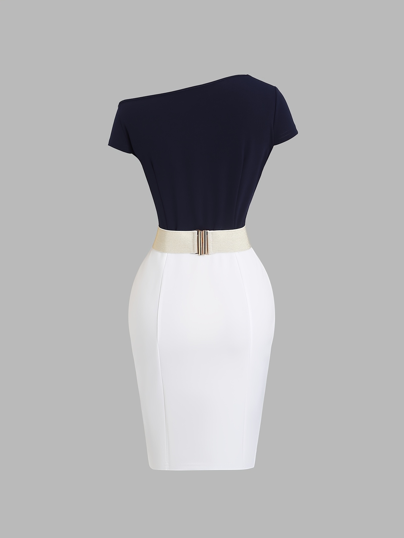 slim fit dress slacks Ruched Jersey Fitted Pencil Skirt – Stylish LeNese Boutique main image 1
