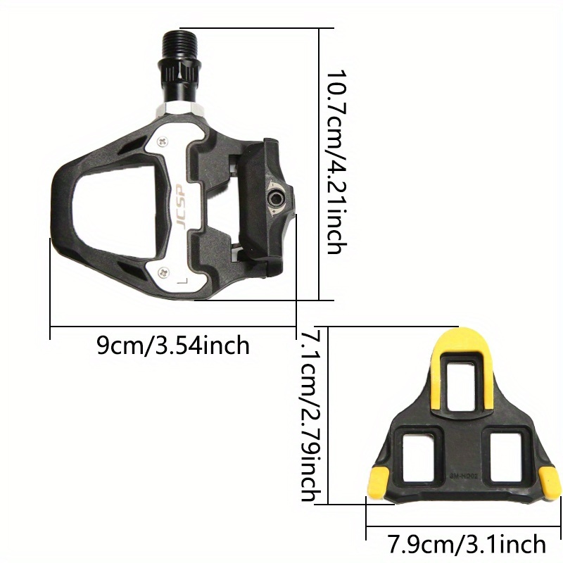 mtb pedal AEYINO MTB Aluminum Alloy Non-Slip Flat Pedals