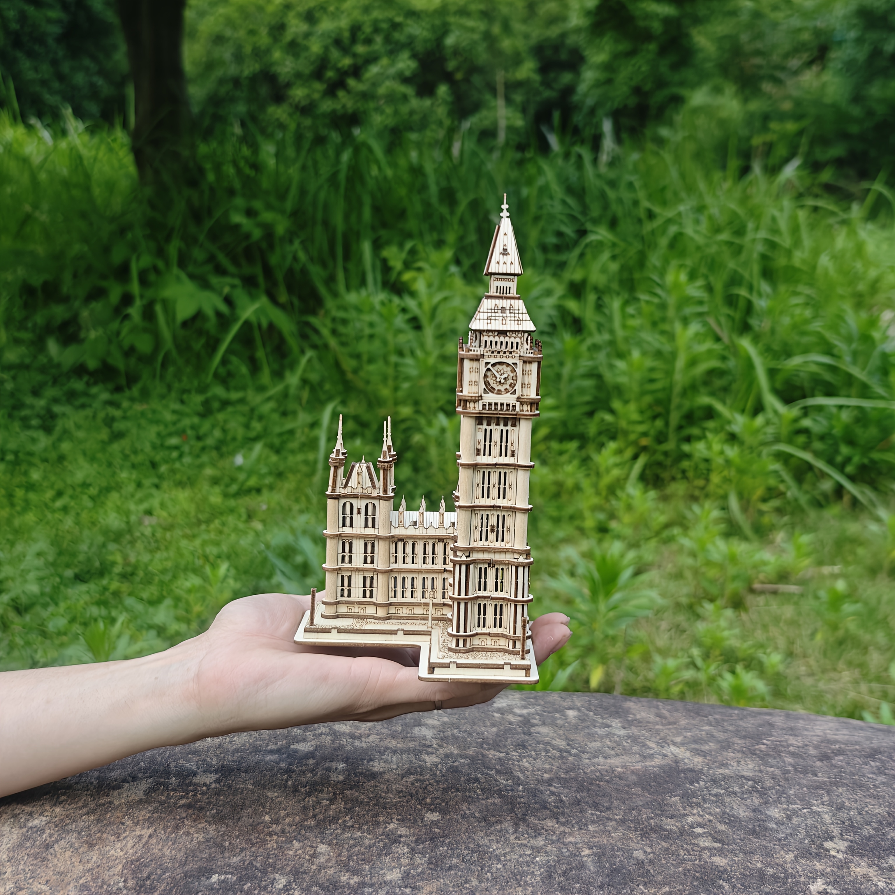DIY Wooden Big Ben 3D Puzzle, Creative Home Decor Gift