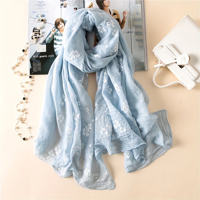 Image of 1pc Spring Summer New Women' Color - Jacquard Bow Scarf, Fashionable And Elegant Long Scarf Suitable For Daily Wear, Evening Parties, Travel, And Holiday Gifts