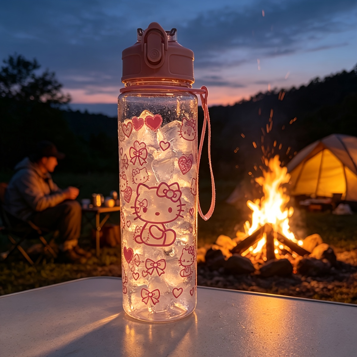 Image of Cup 700ml Straw Cup Water Bottle Cute Portable Korean Version Suitable For Gifting Best Present Outdoor Water Bottle Sports Cup
