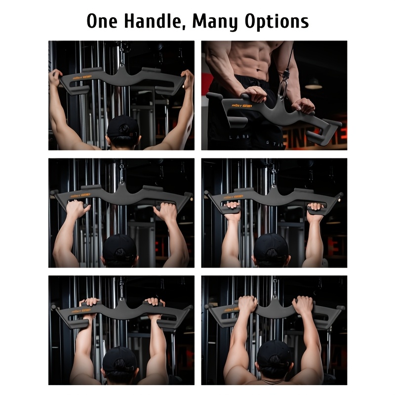 LAT Pulldown Attachment Set with Triangular Stability Bar