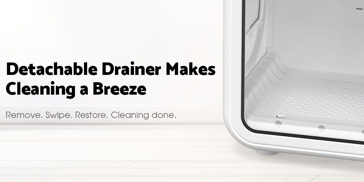 Cobuy Pet Dryer Box 68L, 15Min Fast 360° Drying, No More Pet Scared of Blower, 5 Modes for Cats Small Dogs