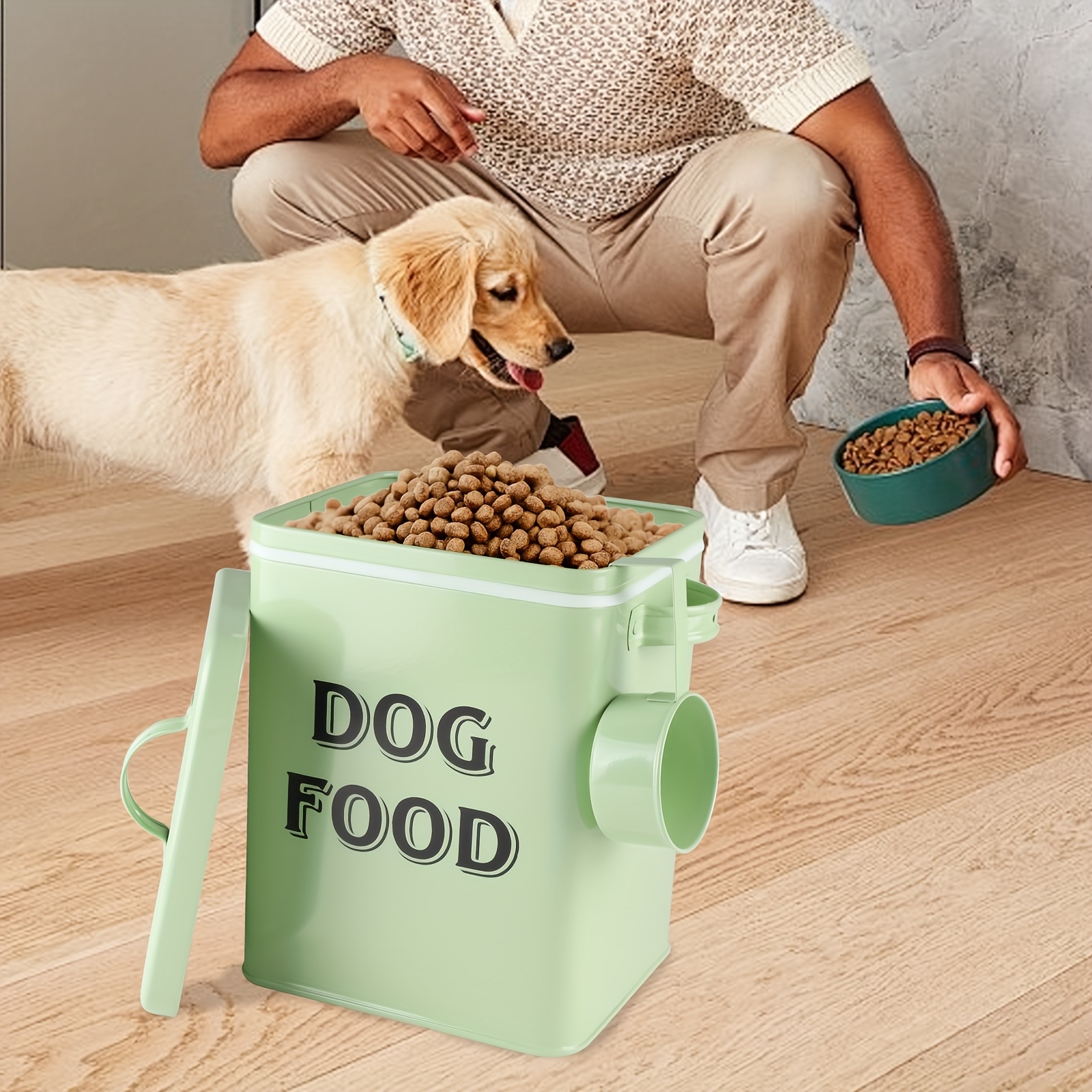 Storage Jar Dog Food Canisters Decorative Decorative Dog Food