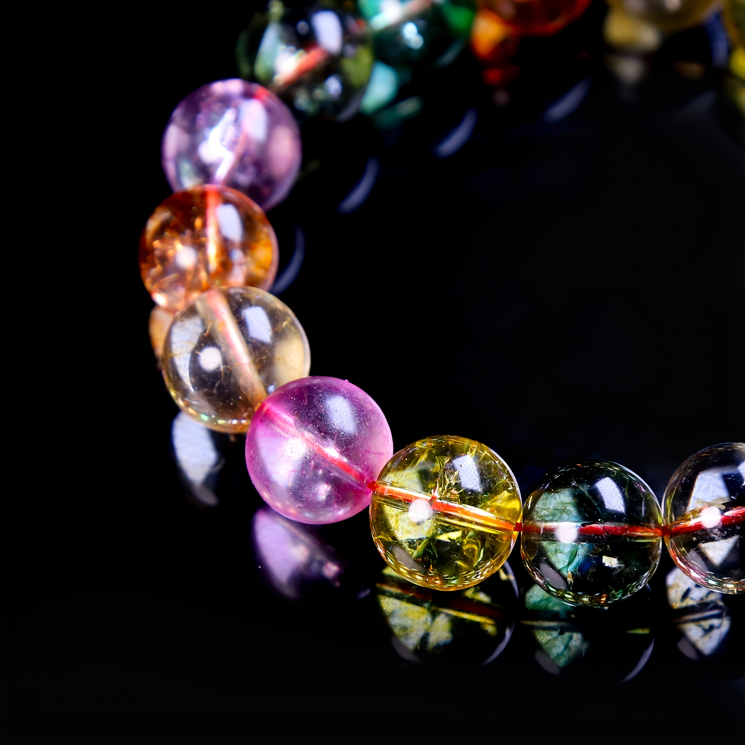 Exploding Flower Crystal Candy-Colored Multi-Treasure Bracelet